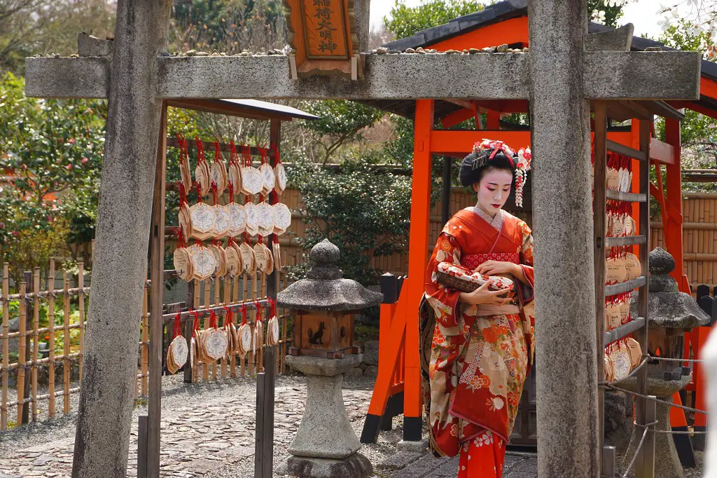 Reiseziele in Asien: Eine Geisha in Japan
