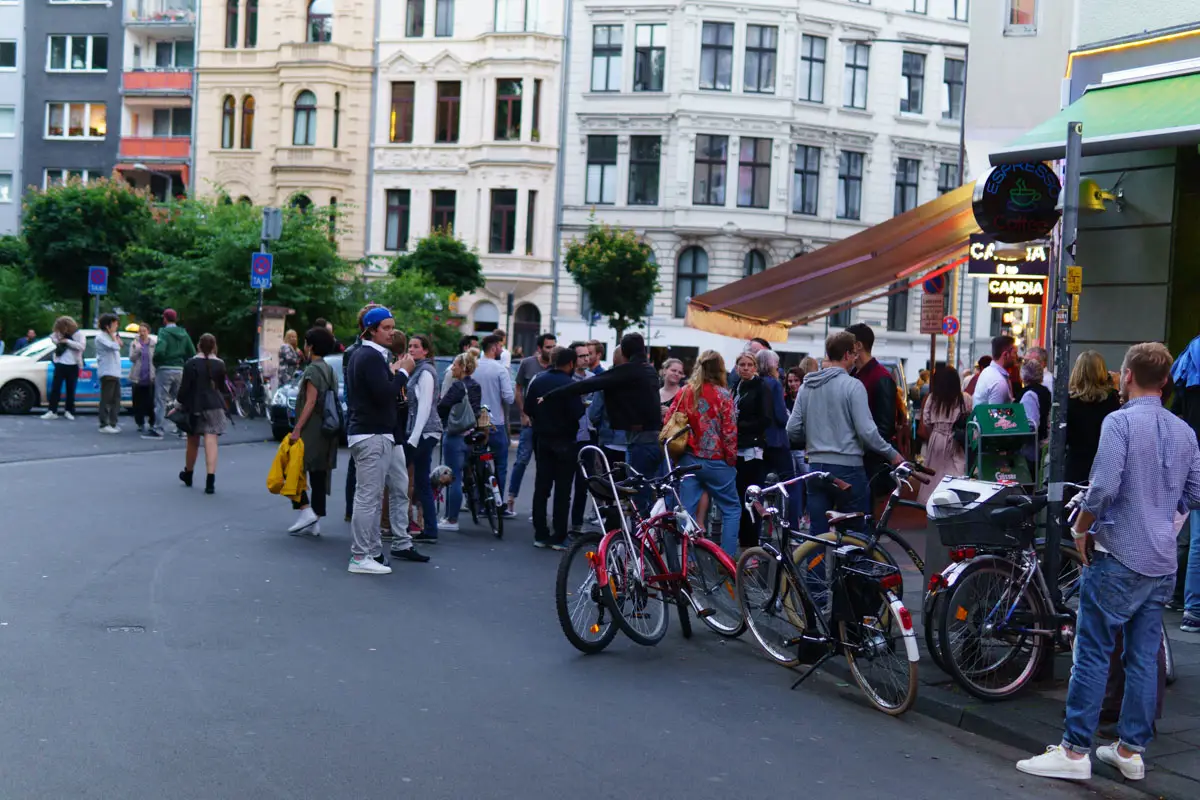 Der Brüsseler Platz im belgischen Viertel in Köln