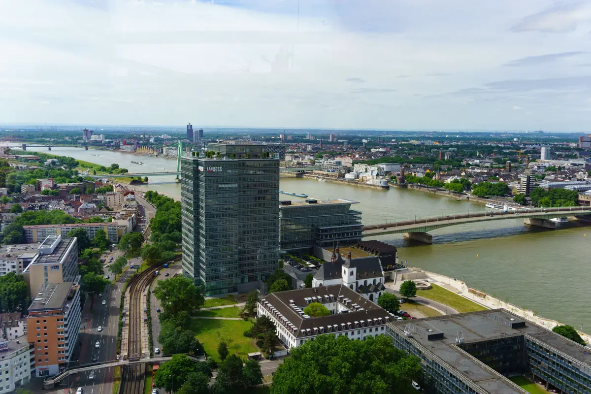 Koeln-Insidertipp-LVR-Turm-2 Aussicht vom LVR Turm auf Köln