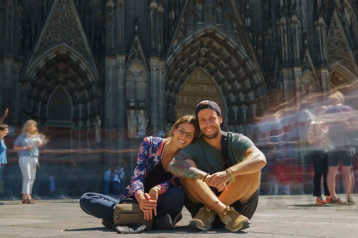 Koelner-Dom Wir beide vorm Kölner Dom