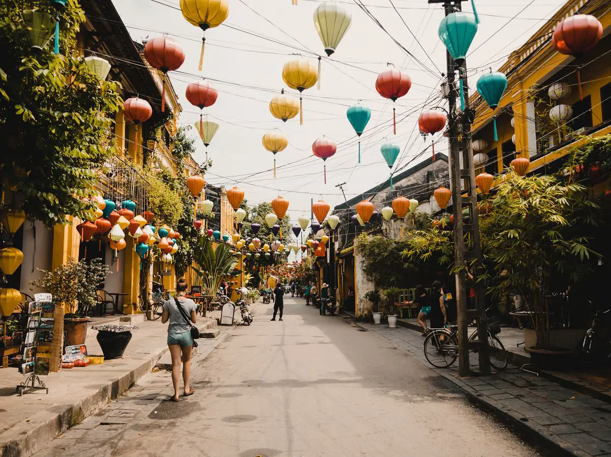 Bunte Lampions in der Altstadt von Hoi An
