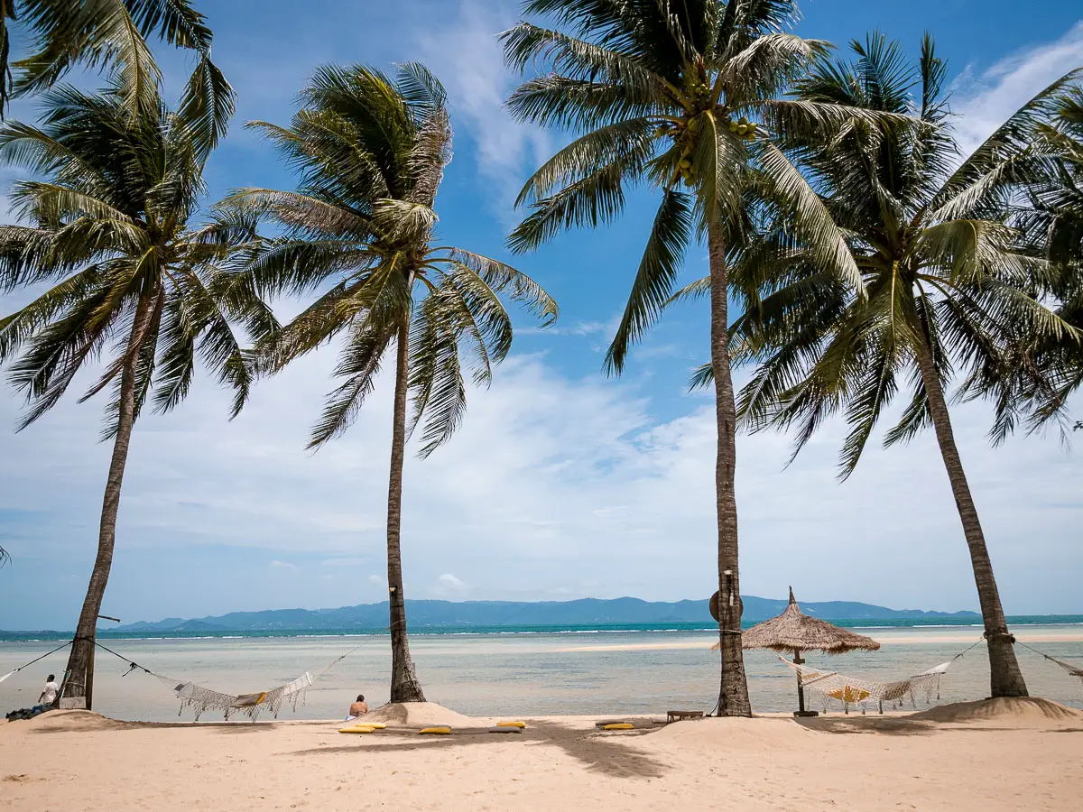 Das Reisziel in Asien Koh Phangan auf Thailand