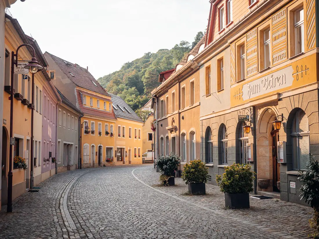 Tolle Gasse in Bad Schandau