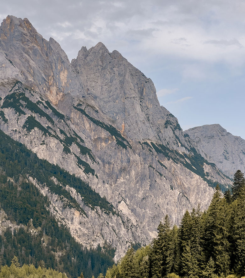 Die Berge in Berchtesgaden