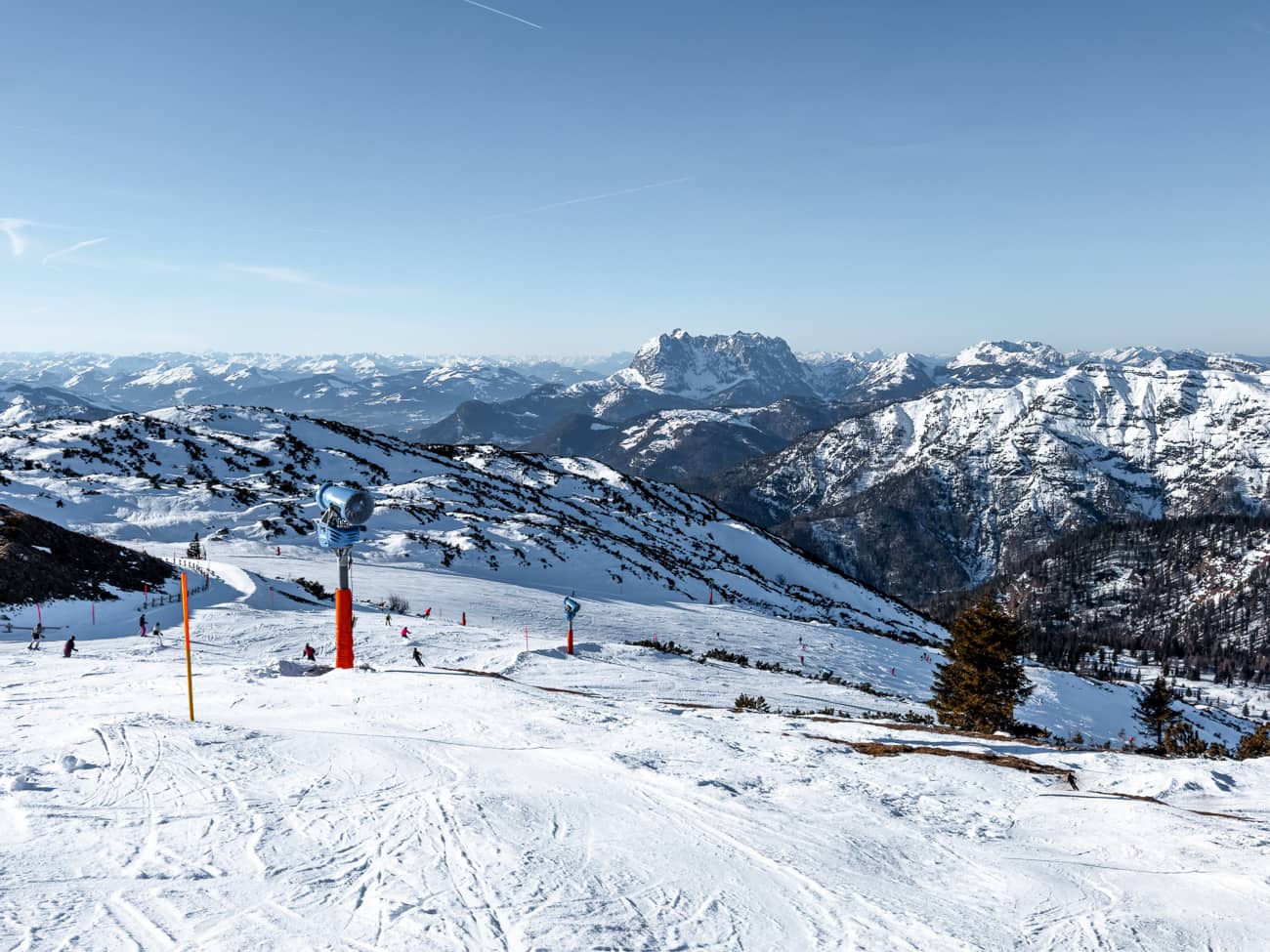 steinplatte-waidring-tirol-2 Eine Piste im Skigebiet Steinplatte-Winklmoosalm
