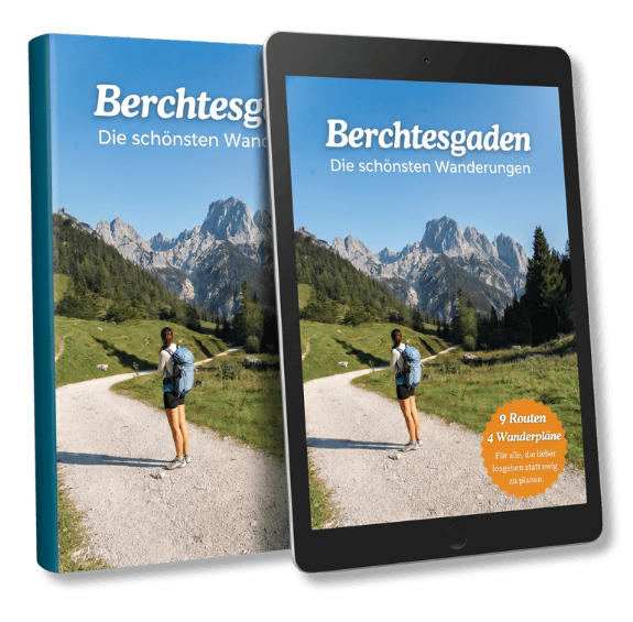 Titelbild und Mockup Berchtesgaden Wanderführer